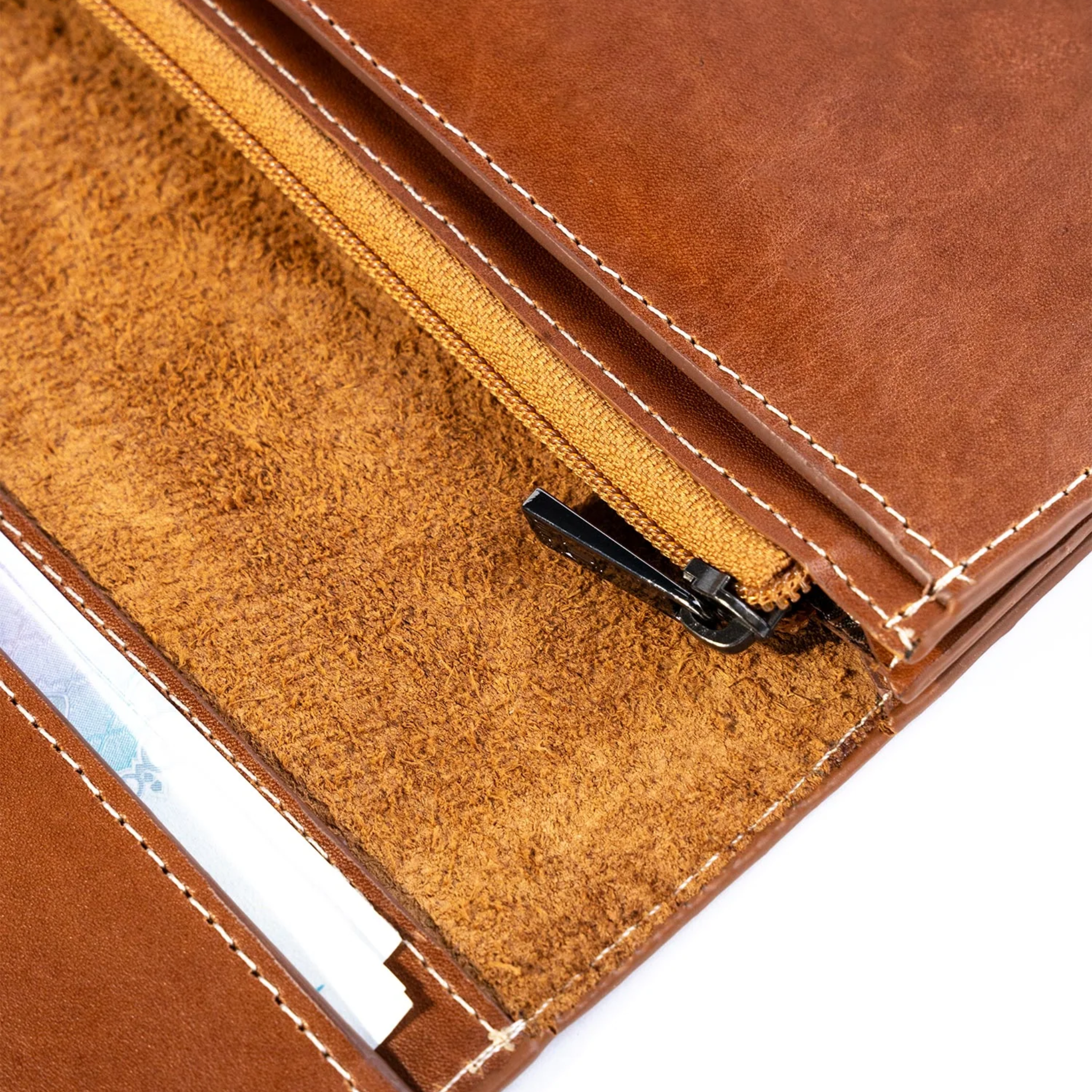 Premium Men’s Leather Long Wallet Slim Money & Mobile Phone Holder with Card Slots