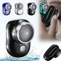 Mini Rechargeable Portable Electric Shaver for Men USB Travel Beard Trimmer & Facial Hair Razor