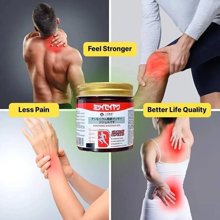 Japanese Pain Relief Balm Fast-Acting Muscle & Joint Pain Reliever | Natural Herbal Formula for Back, Neck & Arthritis Pain