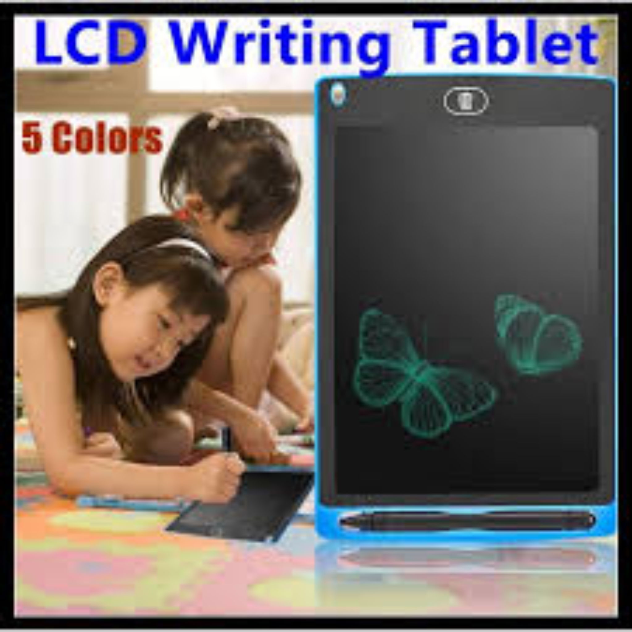 Kids LCD Writing Tablet Drawing Pad , Reusable Electronic Writing & Learning Board for Children