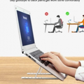 Adjustable Laptop Stand | Foldable Ergonomic Laptop Holder | Portable Cooling Desk Stand