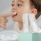 Silicone Finger Toothbrush for Babies & Toddlers | Soft Gum Cleaner & Oral Care Brush