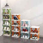 Space Saving Multi-Layer Shoe Rack Organizer for Home