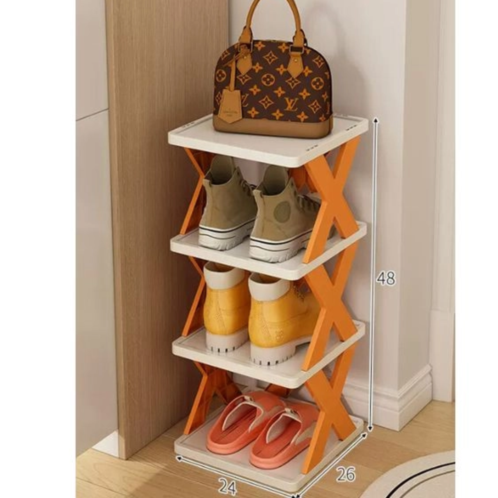Space Saving Multi-Layer Shoe Rack Organizer for Home